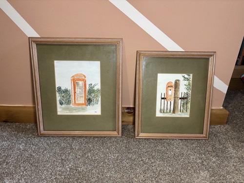 Vintage framed original - vintage,