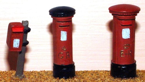 Modern letter post - letter, boxes