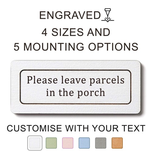 Please leave parcels the - please,