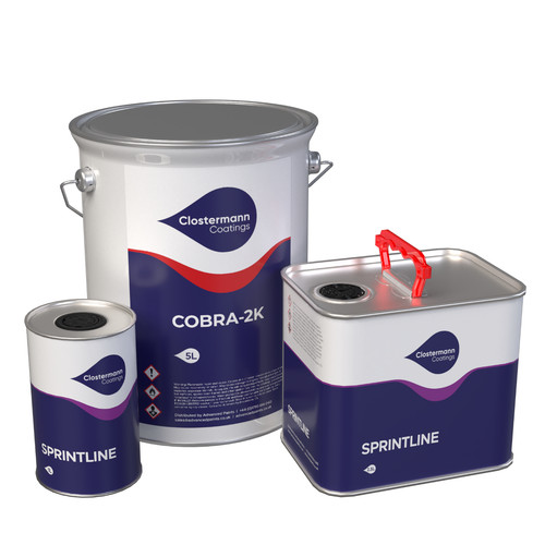 Solvent car paint kit - 2k,