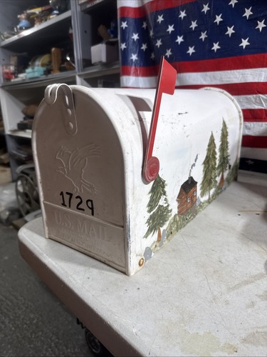 American metal postbox - postbox, us