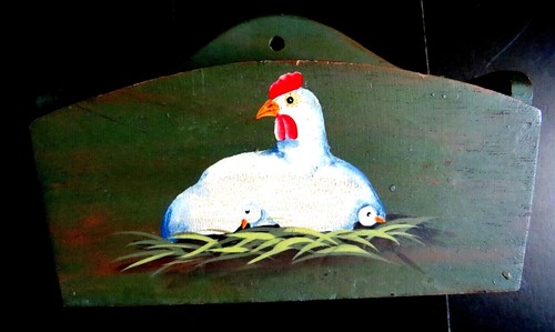 Vtg wall hanging wooden - vtg,