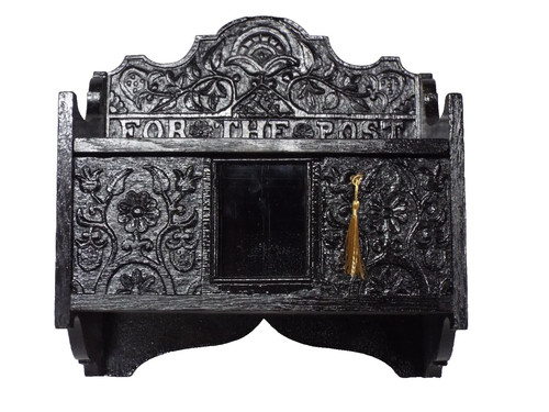 Large carved gothic painted - large,