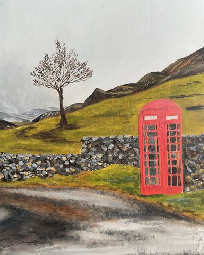 English countryside and red - english,