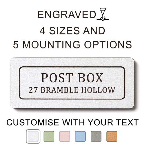Personalised post box - post,