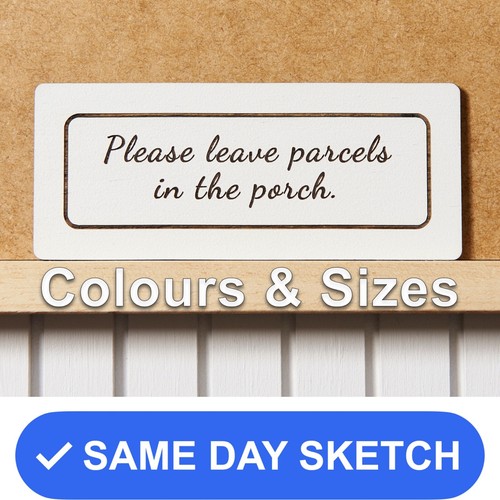 Please leave parcels - , in